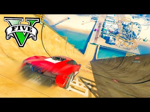 CARA A CARA EN LA MEGA RAMPA INFINITA !! EL MEJOR FINAL !! GTA V ONLINE Makigames