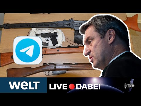 TELEGRAM &  CO.: Briefing von Markus Söder zu Hass uns Hetze im Internet | WELT Live dabei
