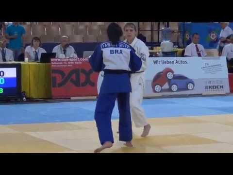 ECJ Berlin 2014  -48 kg Fight for Bronze Pashina (RUS) - Silva (BRA)