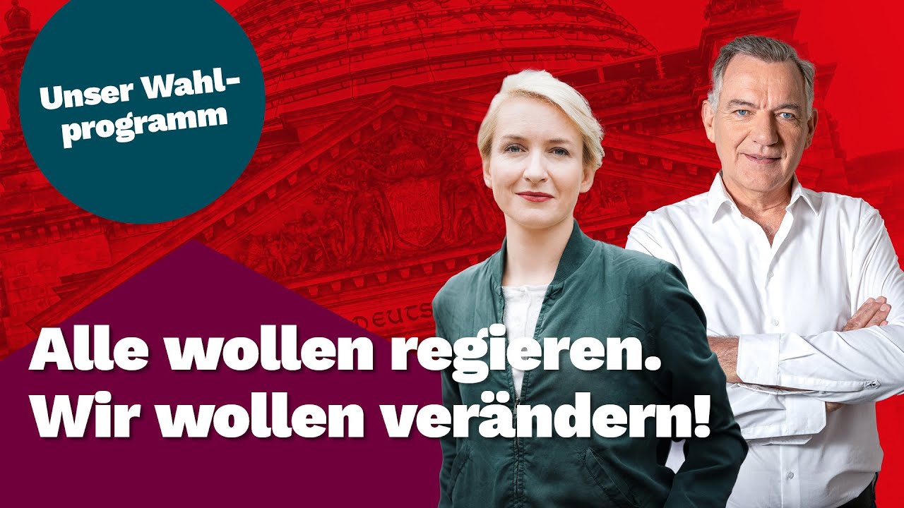 Unser Wahlprogramm zur Bundestagswahl 2025! Mit Ines Schwerdtner und Jan van Aken