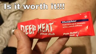 Deep Heat Heat Rub review for back pain relief