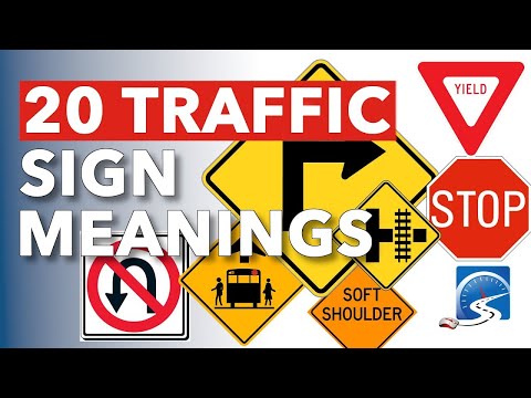20 Common Traffic Signs & Their Meanings You May Not Know