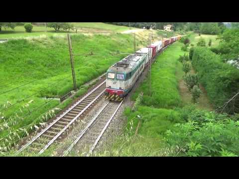 Spettacolo treni in transito sulla Succursale dei Giovi 7-6-2018