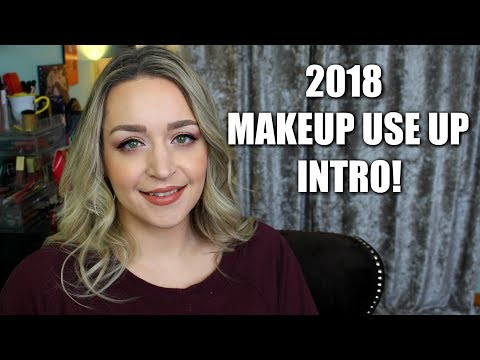 Makeup Use Up 2018 Intro: Yearly Project Pan!