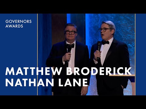 Matthew Broderick & Nathan Lane Honor Mel Brooks | 14th Governors Awards (2024)