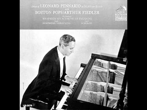LEONARD PENNARIO plays RACHMANINOV Paganini Rhapsody (1963)