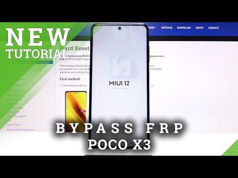 POCO X3 Bypass Google Verification / Remove FRP