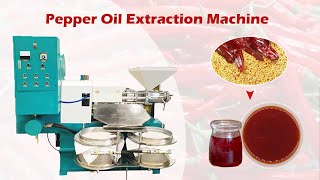 This is how to extract chili oil thoroughly | small large chili hot pepper oil extraction machine