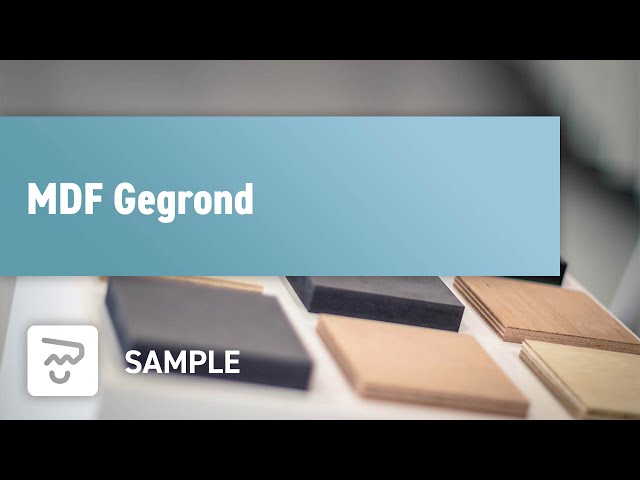 MDF Gegrond