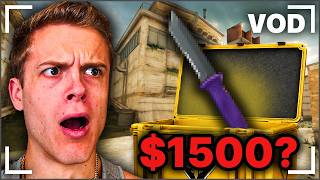 $1500 CS2 Case Opening & Random Games | Joe Bartolozzi