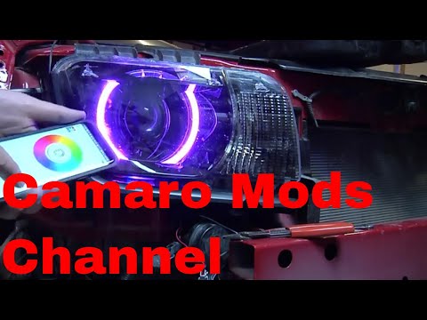 Camaro Halo Headlight pt 3, Wiring it all together.