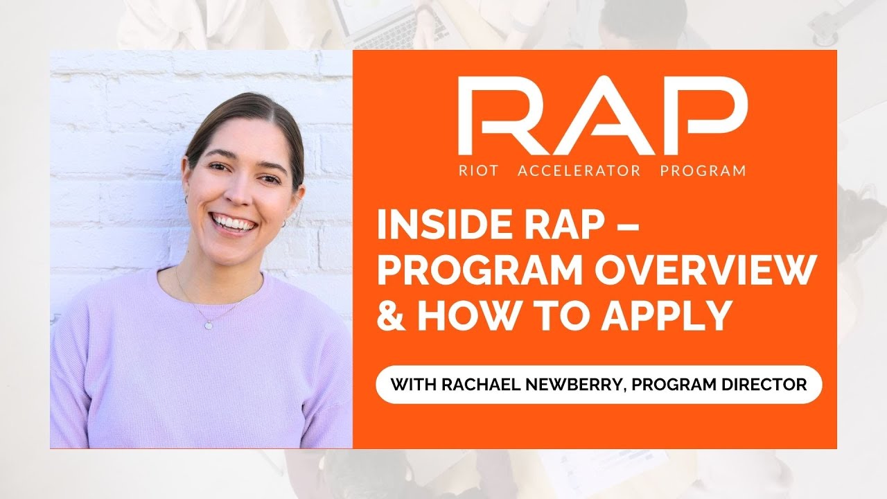 RIoT Accelerator Program Info Session | Overview + Application Tips