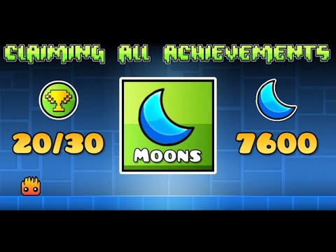 Chill Tuesday moon grind | Road to ALL Achievements | Geometry Dash
