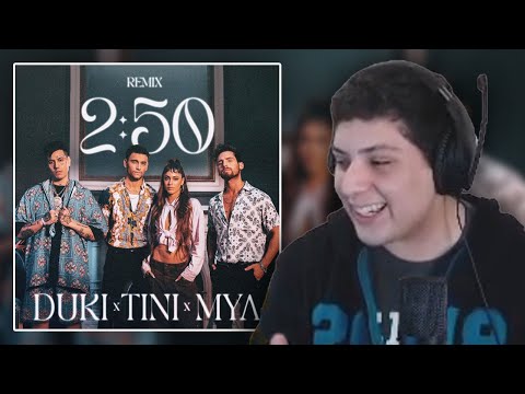 REACCION a MYA, TINI & DUKI - 2:50 Remix 🔥