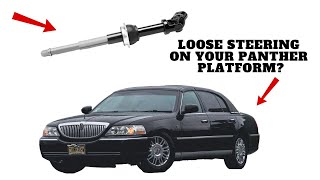 How to replace Upper Column Steering Shaft Lincoln TownCar Ford Crown Victoria Mercury Grand Marquis
