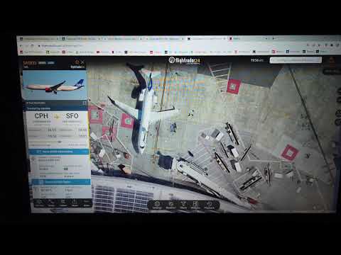 MongoTV_9300 - LEGER MED FLIGHTRADAR24 - Del 103 - SAS - Copenhagen-San Francisco - 8.820 Km