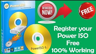 How do register Power ISO..... Free... Power ISO registration key Free