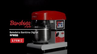 Vídeo de Batedeira Planetaria GPaniz BP 05B Bambina Digital 5 litros