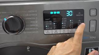 How to use 15 or 30 min. "Quick Wash" (Samsung WW90K5410UX washing machine)