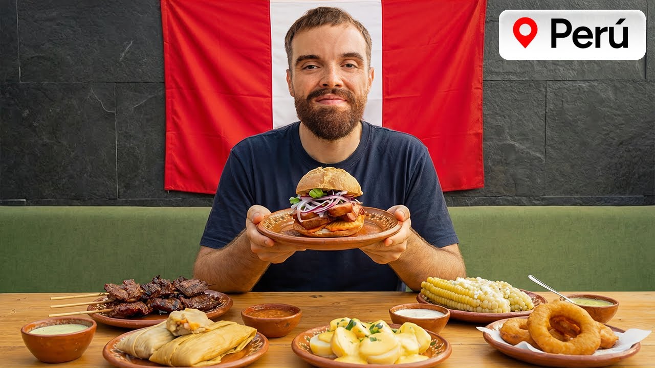 Probando Comida Callejera de Perú