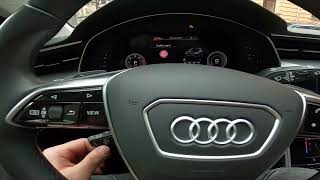 How to Enable or Disable Speed Limiter in Audi A6 C8 ( 2018 - now )