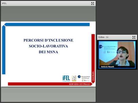 29/10/2020 - Percorsi d'inclusione socio-lavorativa dei MSNA