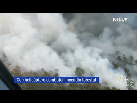 Marina Dispone Helicóptero para Ayudar a Combatir Incendio | Las Noticias Oaxaca -🔴 Noticias en vivo