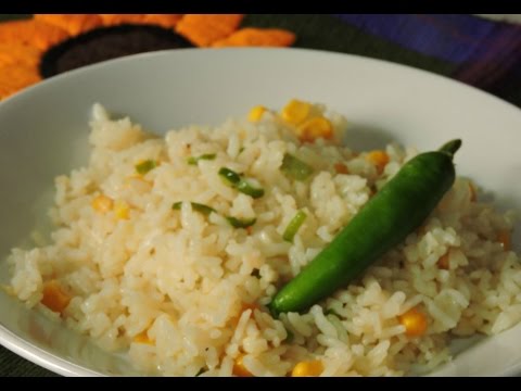 Arroz picante con chile serrano.- RecetasdeLuzMa