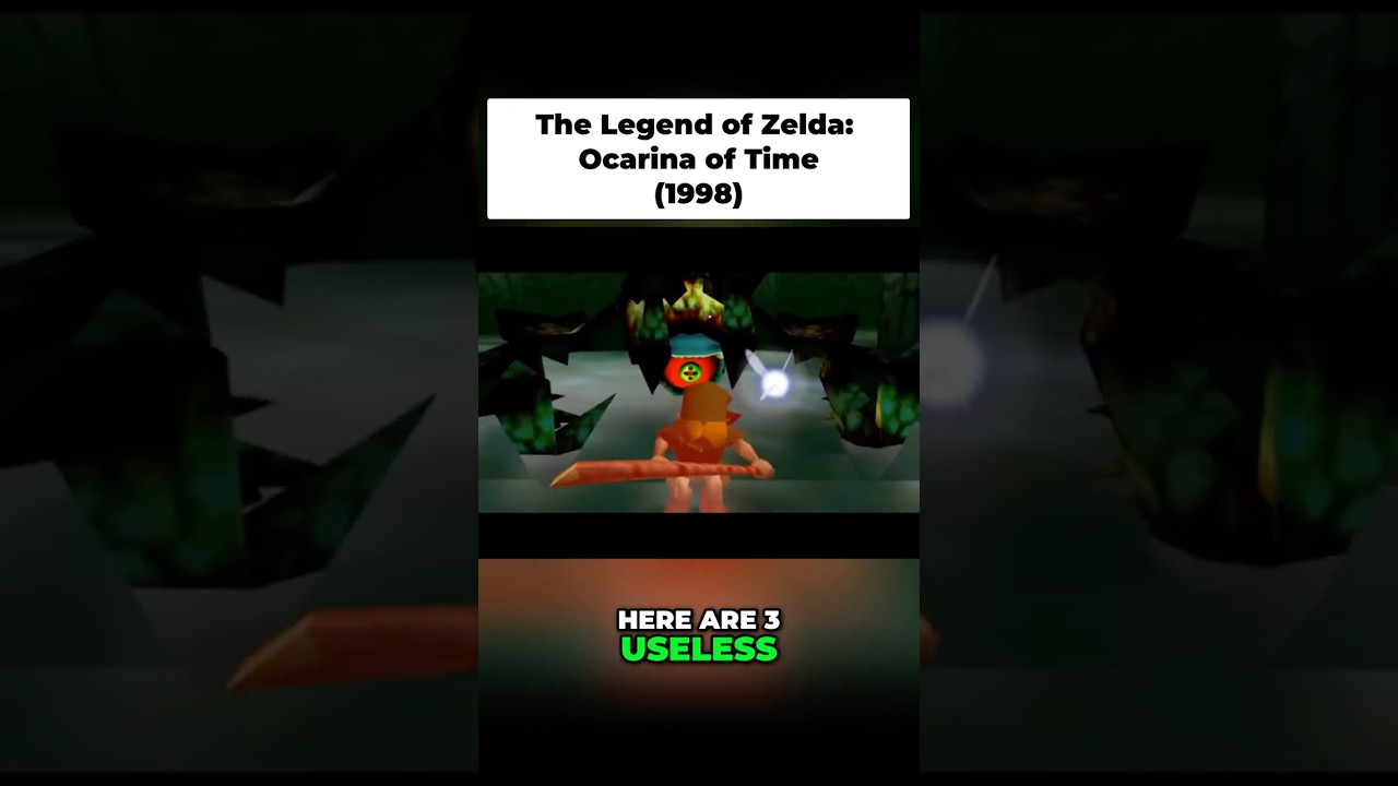 The Legend of Zelda Ocarina of Time #zelda #ocarinaoftime #retrogaming #shorts