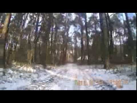 Zimowe zabawy quadem :)