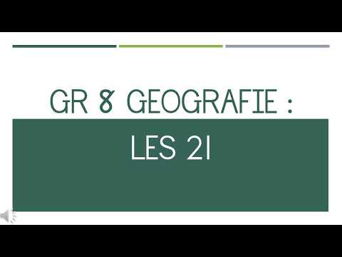 GEOGRAFIE GRAAD 8: 17 Junie 2020 - periode 6 (17086)