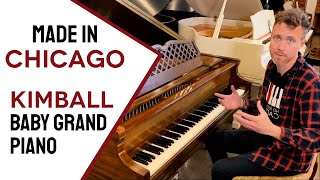 Video thumbnail for US Made Kimball Piano | Baby Grand Piano | Built in 1977 by Stilwell Pianos