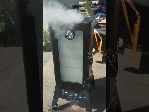 The Pitboss vertical smoker is ready for some sasuage making!