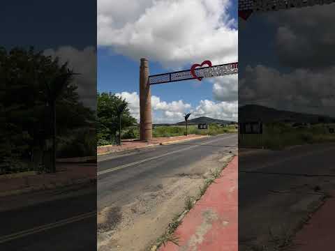 O lindo portal da entrada da cidade de caldas Brandão na paraiba.