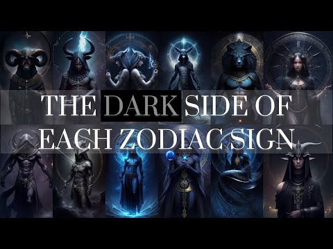 The Dark Side of Each Zodiac Sign 🌒🪧