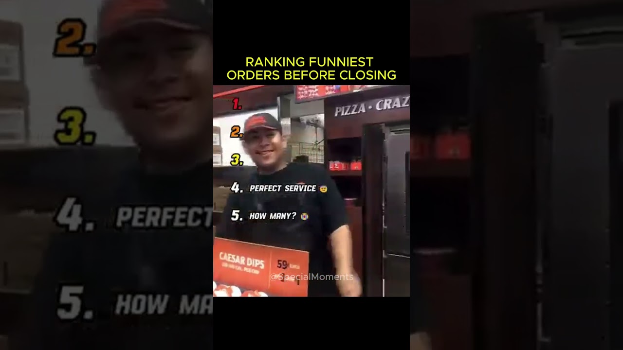 RANKING FUNNIEST ORDERS BEFORE CLOSING!!!
