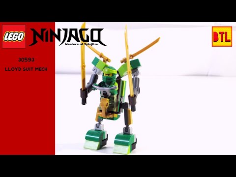LEGO NINJAGO 30593 Lloyd Suit Mech - Lego Speed Build