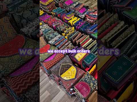 kutch handcrafted leather embroidery