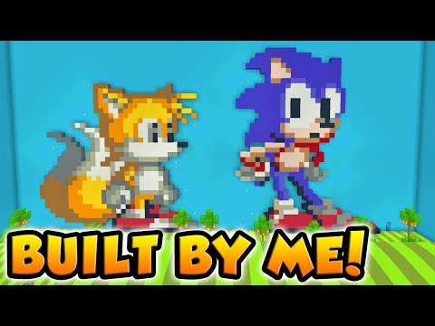 SONIC MANIA MAP BUILT BY SB737 (Minecraft Hide and Seek)