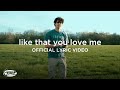 Joseph O'Brien - like that you love me (feat. Kolby Koloff) [Official Lyric Video]