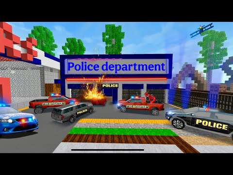 Big blast attack on police station, new police department cought fire in school party craft