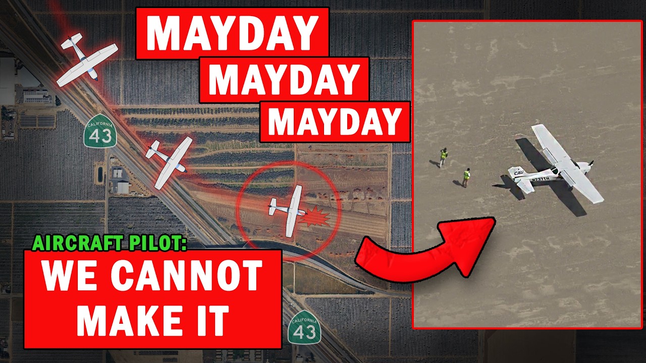 Plane N237TH Makes Emergency Landing near Highway 43!