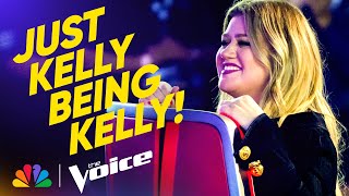 Kelly Clarkson Brings the Best Vibes | The Voice | NBC