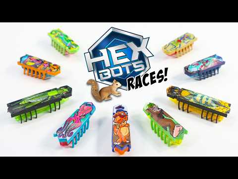 Hex Bots Bugs Nano Flash Dinosaur Maze Races an Alien? Organic Prints Series 3 Review
