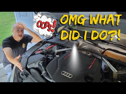 How to install 034 intake on the 2022 Audi S5 Sportback