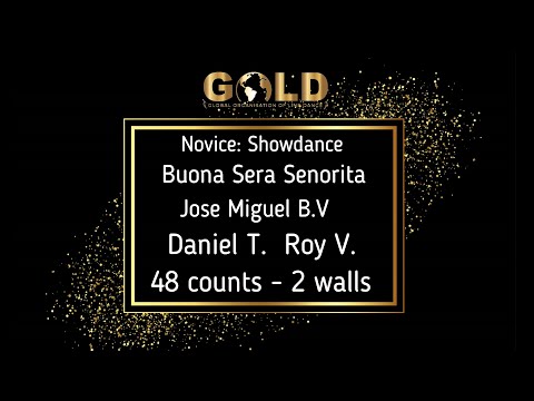 GOLD Open Line Novice - Dance 3: Showdance "Buona Sera Senorita" - Tutorial without music