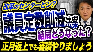 議員定数削減法案は結局どうなった？自維から選挙制度改革案が出ていない？ 玉木雄一郎が解説