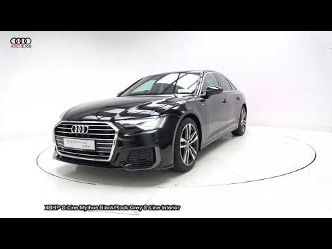 CMG AUDI SLIGO: GD19OPO (2019) Audi A6 40TDI 204BHP S-Line Mythos Black/Rock Grey S-Line Interior