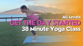 38 Minute Yoga Class - Get the Day Started
