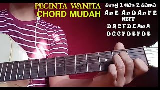 Download lagu KUNCI GITAR MUDAH PECINTA WANITA IRWANSYAH ||TUTORIAL GITAR mp3